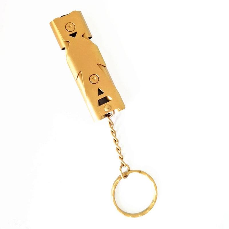 Product Introduction of Còi Decibel Cao, Chất Lượng Cao, Thép Không Gỉ, Còi Ống Đôi, Dây Chuyền Chìa Khóa, Thích Hợp Cho Dụng Cụ Ngoài Trời, Có 6 Màu 17