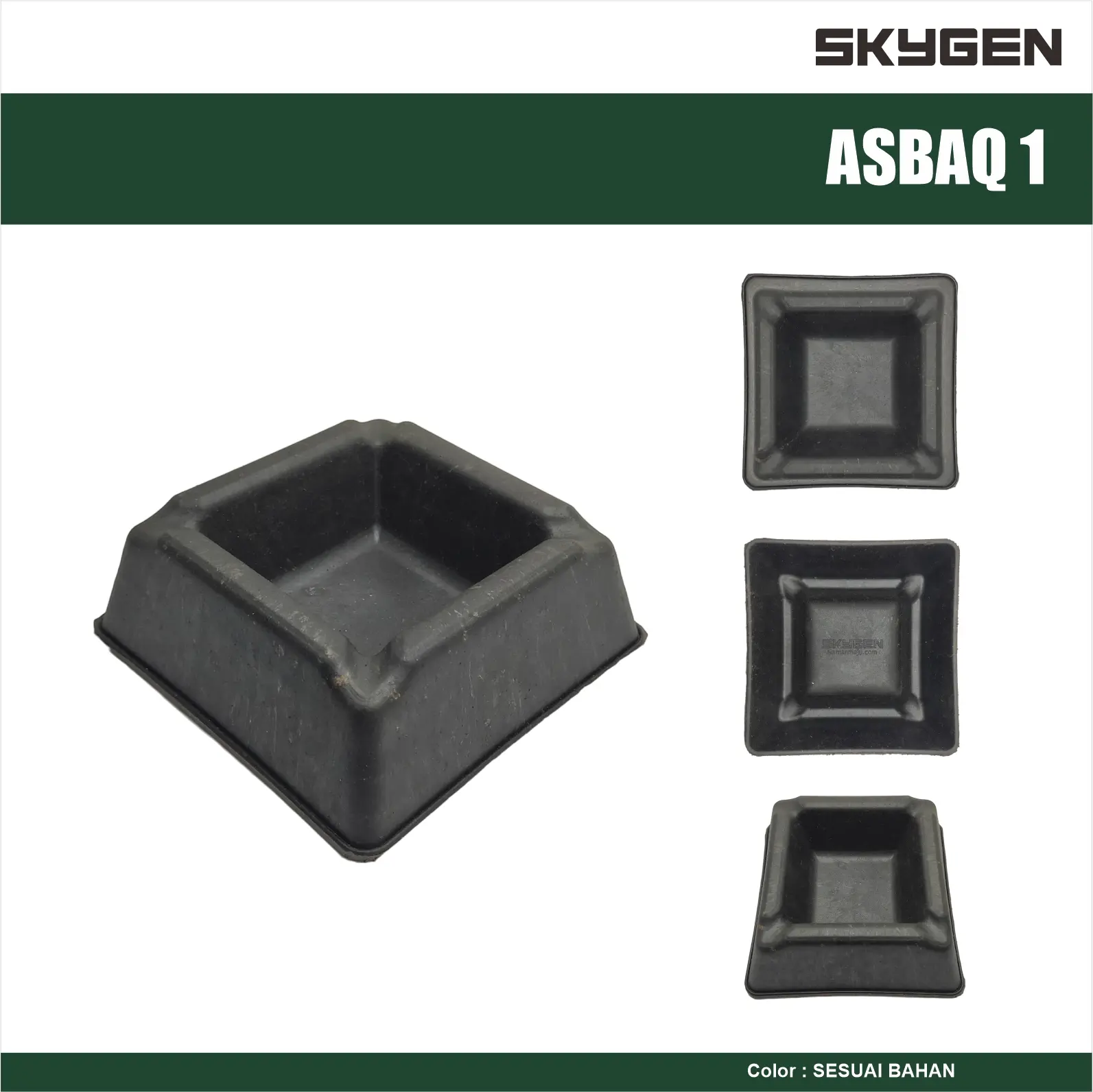 Asbak SPC Skygen ASBAQ 1 anti karat anti pecah Abu Plastik