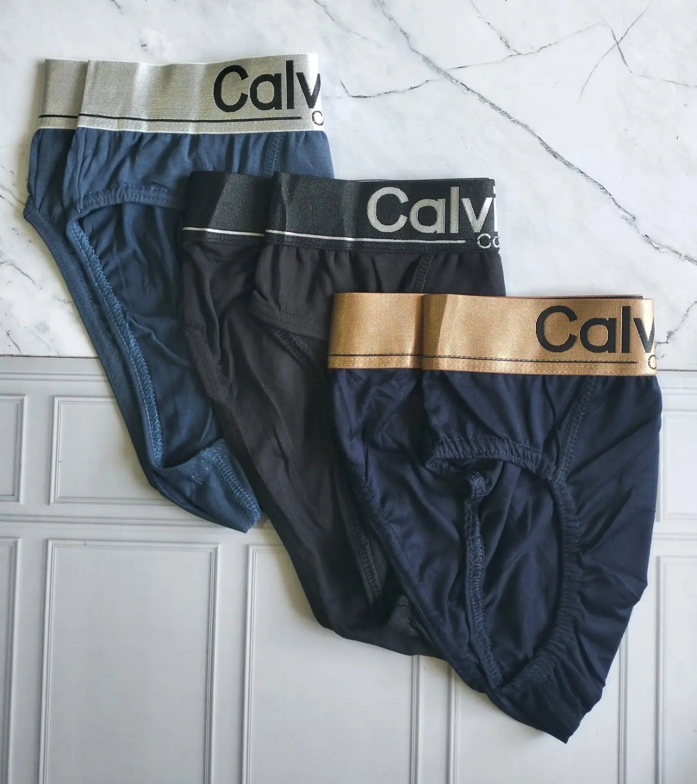 TERMURAH!!! Celana Dalam Pria Gold Series Kualitas Premium Isi 3Pcs/6Pcs - Sempak Pria Terlaris Dewasa Nyaman Boxer Katun Cowok Hitam