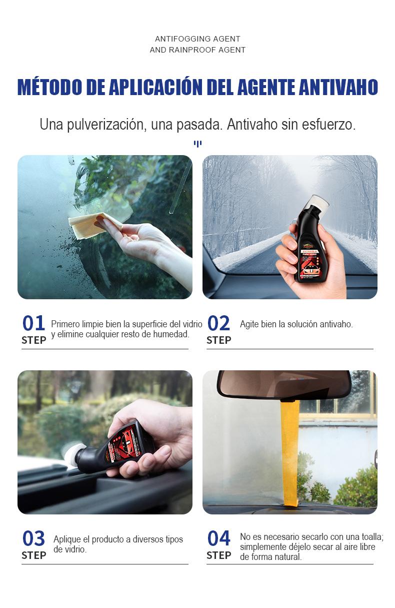 "XUMTOM Protector Antivaho | Ideal para parabrisas, cascos, gafas de seguridad, lentes y vidrios en casa | ¡Indispensable para la temporada de lluvias, visión clara, conducción más segura!"