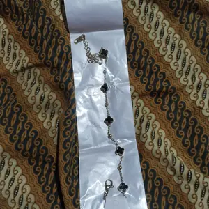 Set Perhiasan Titanium Wanita Model Bunga Jedar Mewah Elegan Terlaris Korean Style Aksesoris