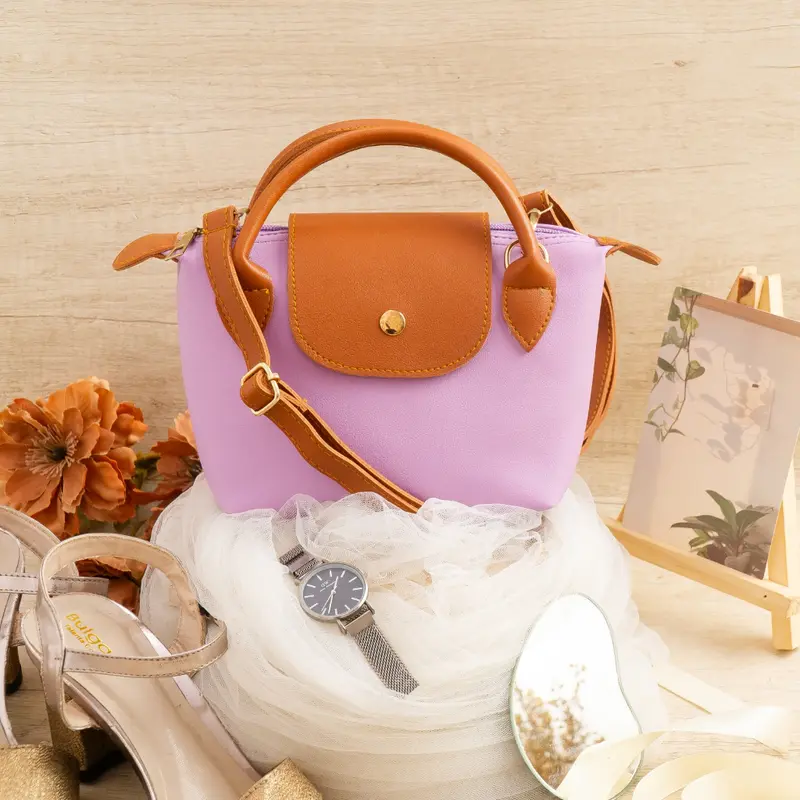 Inara Bags - Tas Selempang Wanita Terbaru Model Minimalis Manis Slingbag Cewek - Bahan Sintetis Import 7