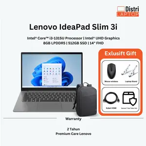 Laptop Lenovo Ideapad Slim 3i intel Core i3-1315U RAM 8GB 512GB SSD OHS W11