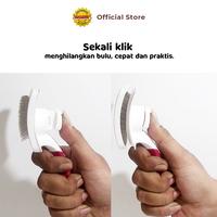 Gambar LUVE Sisir Grooming Anjing Kucing | One Click Hair Removal - Small dari Octagon Pet Indonesia Kota Surabaya 3 Tokopedia