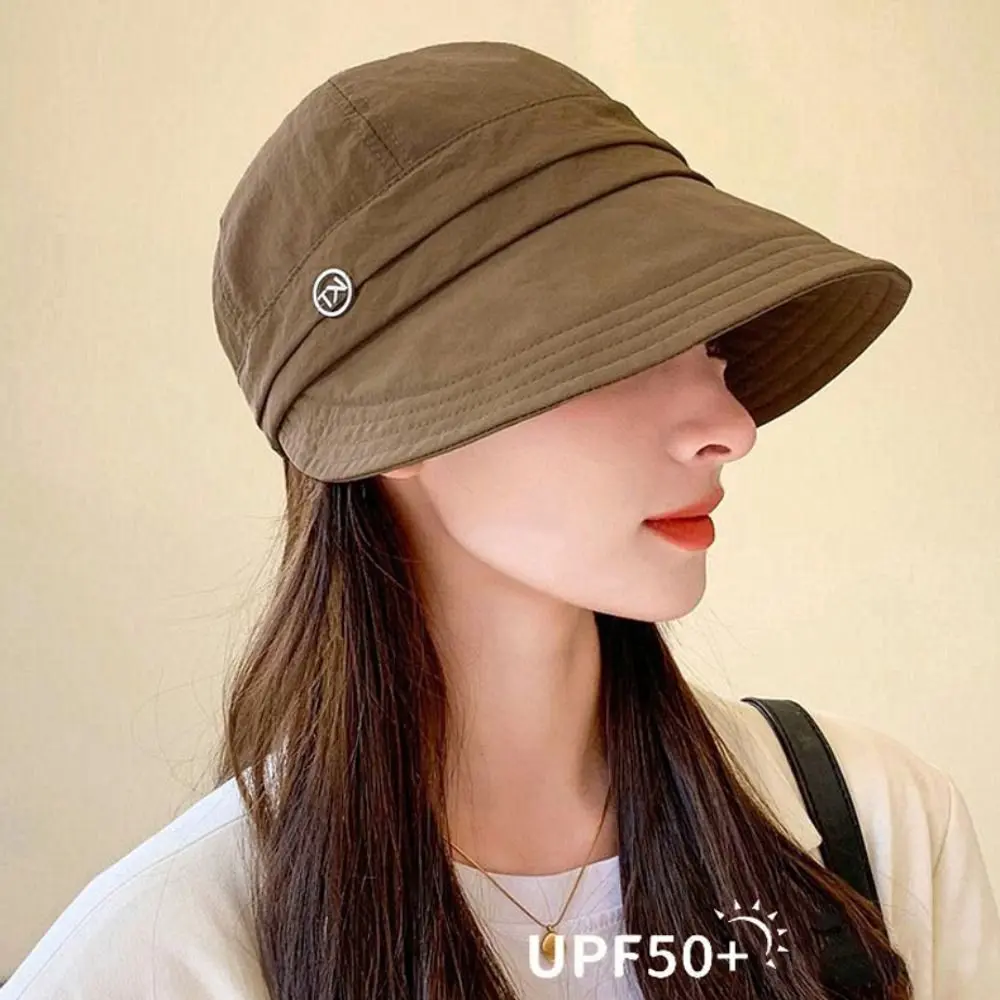 Mũ Che Nắng, Vành Lớn, Phong Cách Thường Ngày Có Thể Điều Chỉnh, Chống Tia UV, Mũ Bóng Chày, Có Thể Gập Lại, Thích Hợp Cho Mùa Xuân Và Mùa Hè, Mũ lưỡi Trai Mặt, Dành Cho Phụ Nữ Và Nam Giới