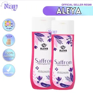 ALEYA SAFFRON BRIGHTENING BODY TONER BADAN WITH SAFFRON TONER SAFFRON WHITENING AGENT PENCERAH BADAN BY ALEYA