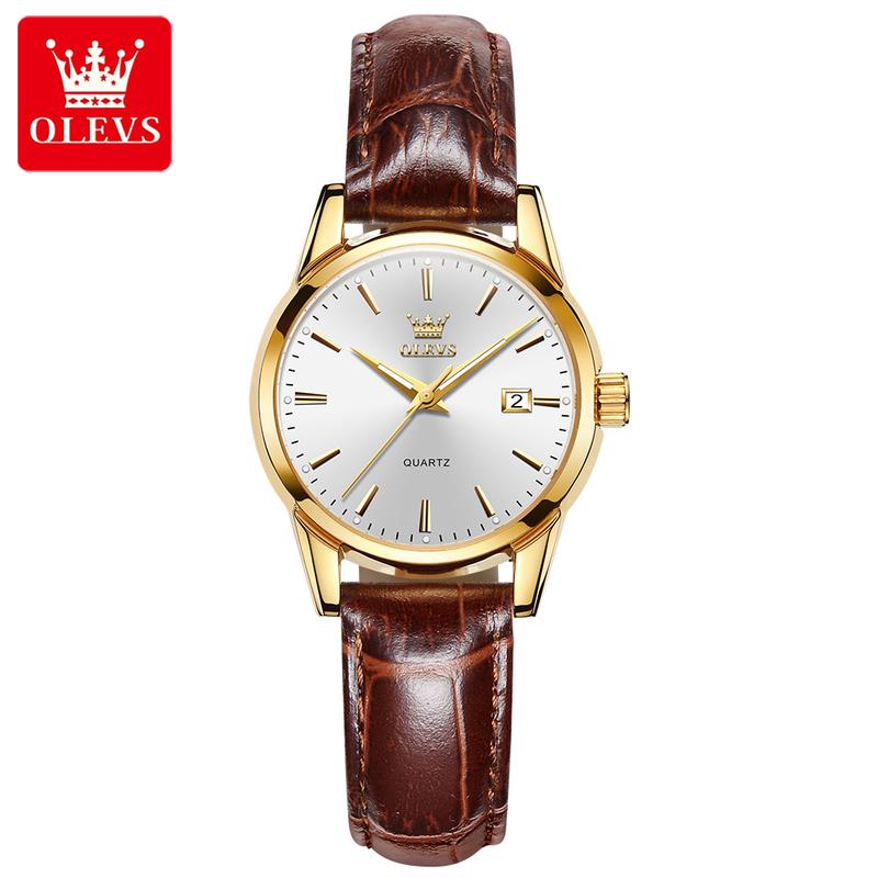 OLEVS #6898 Fashion Casual Women Quartz Watch Waterproof Watch Top Brand Luxury Simple Business Sports Wristwatches For Ladies Girls Students Female Gift 3