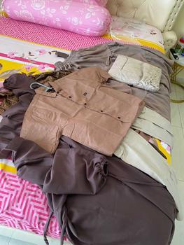 Product Review of Qurlu - Kemeja KERAH FORMAL dewasa/anak warna DUSTY BROWN (bisa couple ayah dan anak) from ** ** ** ** 0