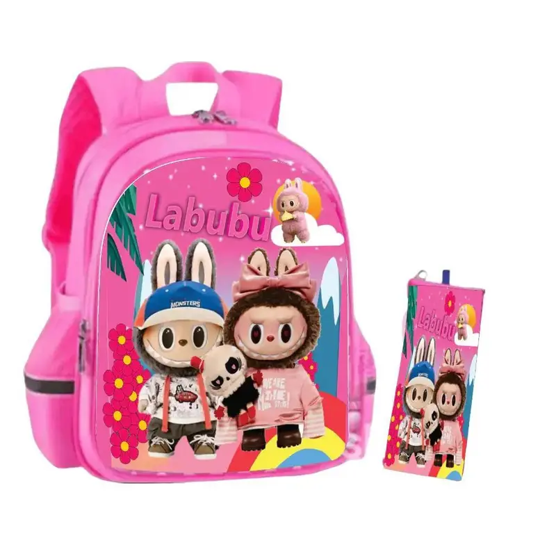 Tas Anak Perempuan Karakter Labubu Terbaru untuk Anak SD dan TK - Fashion BAGS tas  boneka tas  labubu tas  anak Tas Anak Sekolah 2