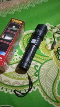 Product Review of SENTER LED XY-8068 - ZOOM LASER JARAK JAUH - DIGITAL DISPLAY - MODE POWERBANK - CHARGER USB TYPE C from k**o 3
