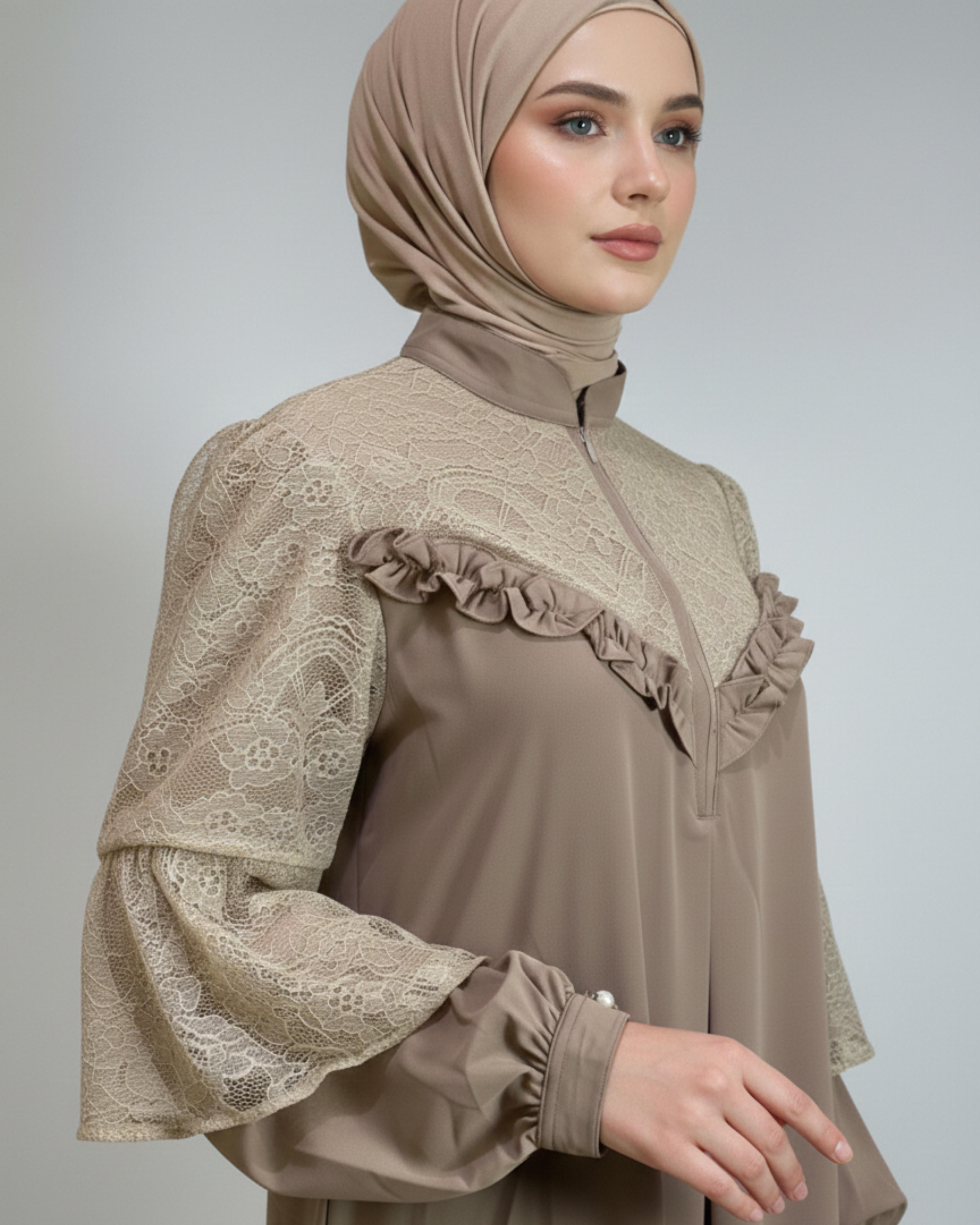 dress Anti UV Mix Brokat Cantily – Baju Wanita Dewasa Kain Soft Lembut Variasi Cantik Formal gamis lebaran mewah busui friendly dress Anti UV Mix Brokat Cantily – Baju Wanita Dewasa Kain Soft Lembut Variasi Cantik Formal gamis lebaran mewah busui friendly