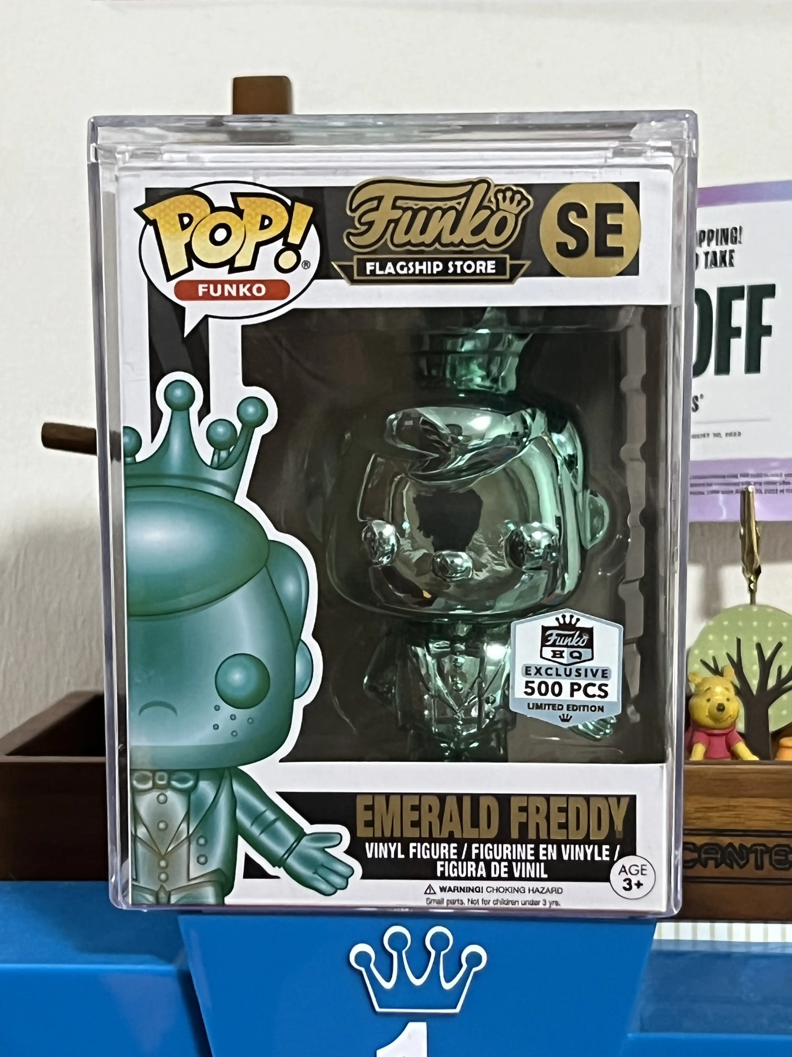 Funko Pop Freddy Emerald Chrome SE Limited 500 Pieces - Brand New