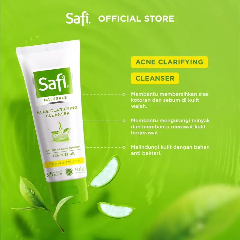 SAFI - Naturals - Clarifying Cleanser Tea Tree Oil - Foam Cleanser 5