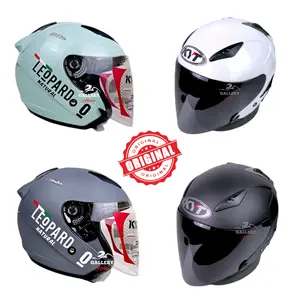Kyt Galaxy Flat R Solid Helm Half Face - Helm Motor Half Face Dengan Paint Motif Grafis Trendy Motorcycle
