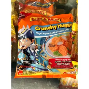 Nugget champ crunchy 225gr / Nugget champ dengan balutan bubble crunchy/ nugget ayam enak