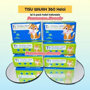 Tisu TiTi facial tissue 360 helai lebih tebal dan kuat