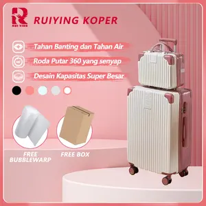【RUIYING KOPER】A916 Koper Murah Promosi Khusus Kabin Mini Berkualitas Tinggi 24 Inci Tahan Jatuh Tahan Air Bahan PC Roda 360° Free Bubblewrap & Box