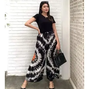 Celana Kulot Jumbo Motif Tiedye Bahan Rayon Premium
