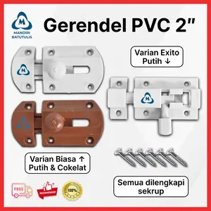 Gerendel Pintu Exito Plastik 2" / Slot Pintu Plastik/Slot Kamar Mandi