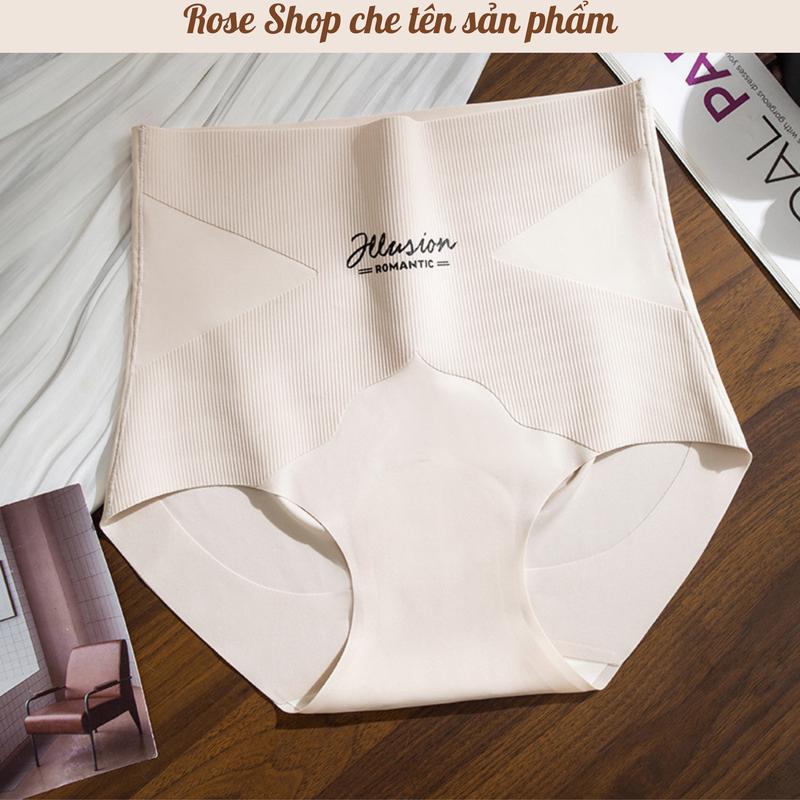  Quần Lót Nữ Su Cạp Cao Gen Bụng Chống Chảy Sệ Mông Không Lộ Viền Không Đường May Co Giãn 8663 quần lót Women 