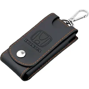 Gantungan kunci Dompet STNK kulit Sintetis untuk Mobil Motor bahan tebal Car Kendaraan