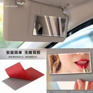 Cermin Tempel Sunvisor Petak / Oval | Hot Item