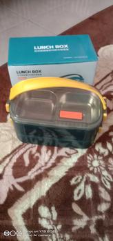 Product Review of Bekas Makanan Tahan Panas Mudah Alih 304 Stainless Steel Bento Box Portable Lunch Box Kotak Makan Keluli Tahan Karat Penyimpanan Makanan from C**a 2