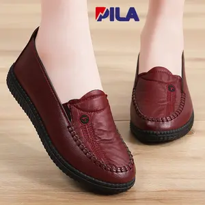 Sepatu Wanita PILA Model Kerja Hitam Super Lembut dan Nyaman dengan Kotak Gratis. Shoes