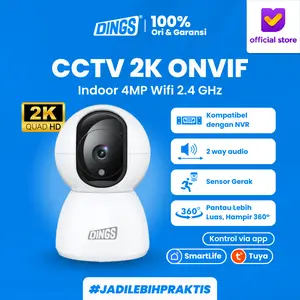 DINGS IP Camera Smart CCTV WiFi Indoor 2K Super Full HD ONVIF – Support NVR & IoT Smart Home