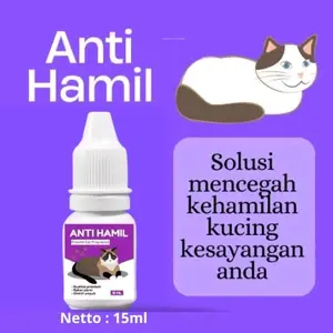 Obat Anti Hamil Kucing 15 ml - Obat KB Kucing