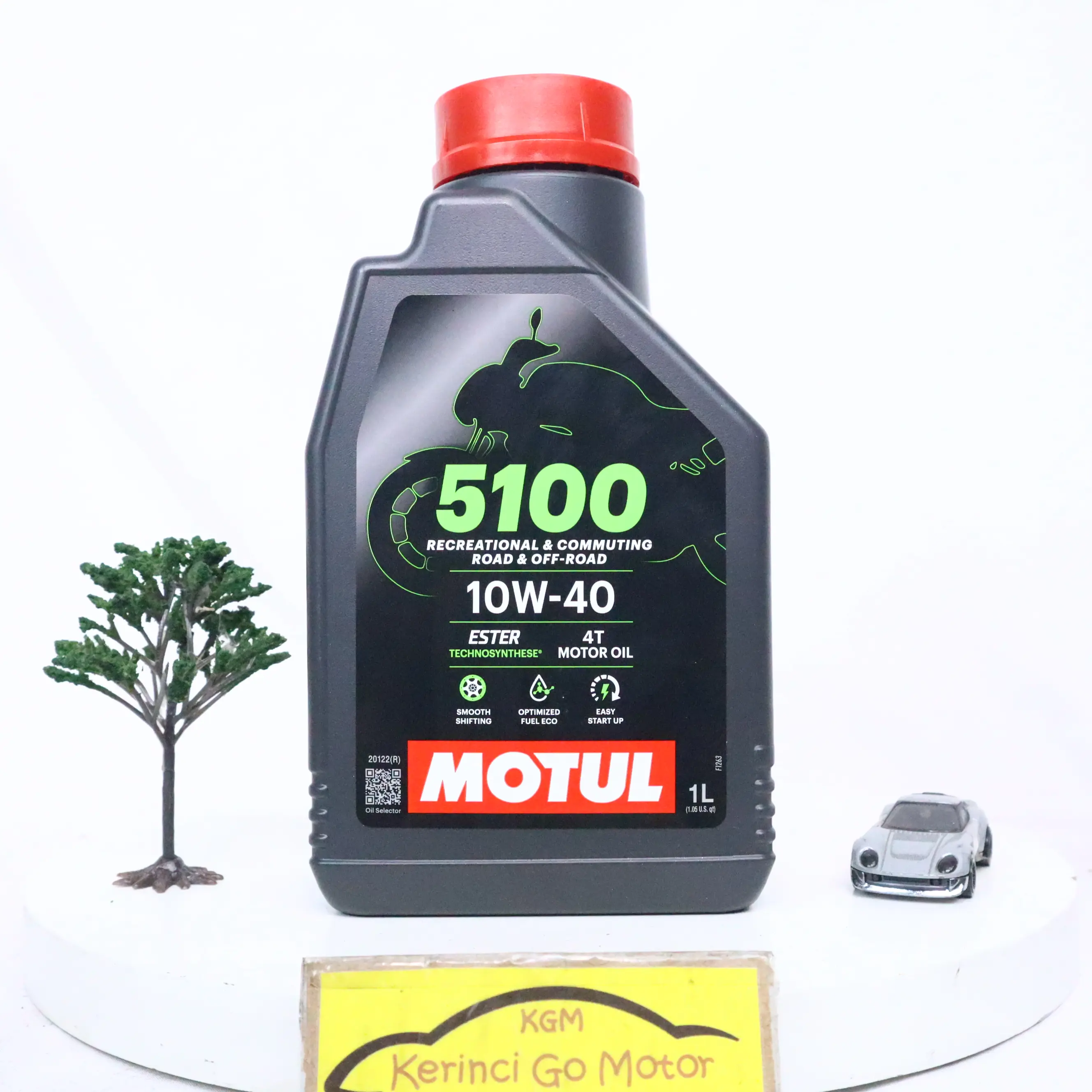Motul 5100 4T SAE 10W-40 1 Liter API SM/SL Ester Oli Motor Pelumas Technosynthese Technology Original