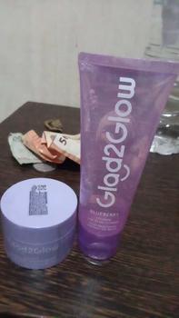 Product Review of Glad2Glow bundle 3in1 Peeling Solotiom Exfoliathing +Moizturizer Blueberry + Facial Cleanser Blueberry Mencerahkan Extract Niacinamide Pha Mengencangkan Wajah g2g from e**7 0