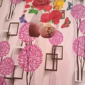 Sticker 3D Hiasan Dinding Dapur Kamar Anti Minyak Air Wallpaper