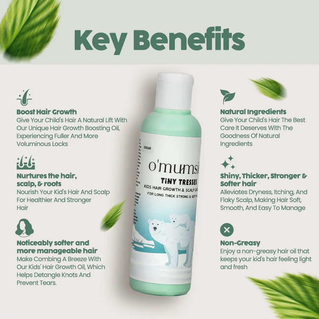OMumsie Tiny Tresses Gentle Hair Growth Oil for Babies and Postpartum Mummies