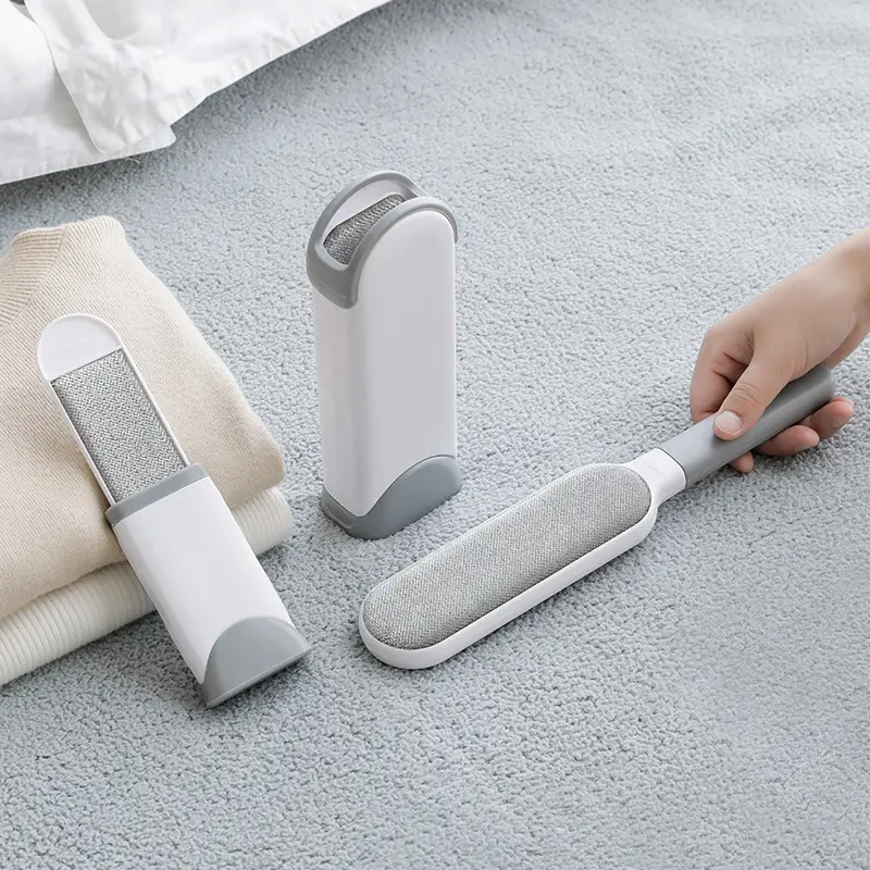[COD]Double-Sided Electrostatic Hair Removal Brush Portable Clothes Lint Roller Lint Remover Pet RemoverLint Brush Pet Hair Remover Magic Brush Clothes Cleaner Lint Remover for Couch Reusable Lint Brush household items 7