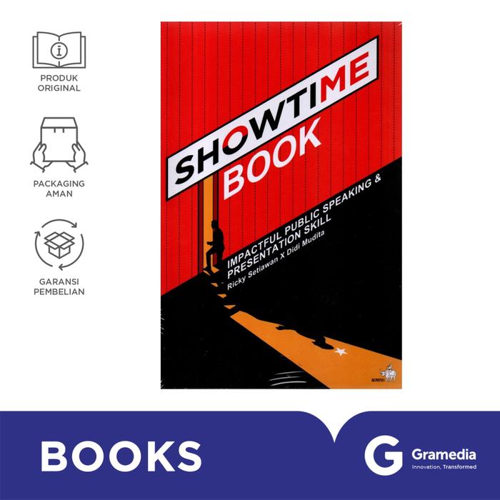 Gambar Buku Showtime Book Impactful Public Speaking and Presentation Skill dari Gramedia Kota Administrasi Jakarta Timur Tokopedia