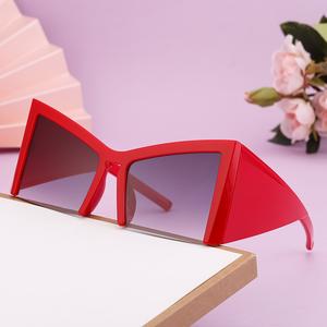 Trendy Oversized Cat Eye Sunglasses Fashion Square UV400 Protection Sun Glasses for Women Men Outdoor Sunglasses