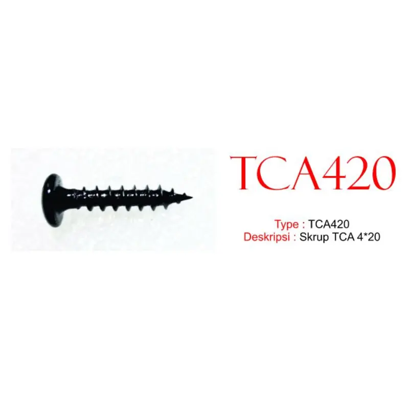 skrup TCA420 hitam skrup box speaker baut ampifier baud harga tertera per pcs 0