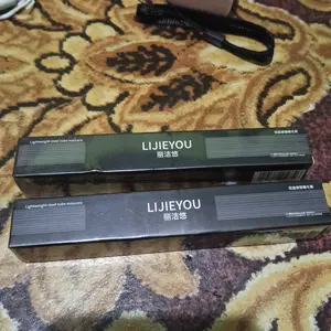LIJIEYOU Iron Mascara Curling Smudgeproof & Waterproof Untuk Bulu Mata Lentik Panjang & Tahan Lama-Dengan Kepala Sikat Berbahan Besi Bergelombang Roll To High Volume Mascara-Maskara