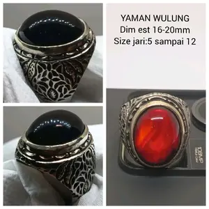 CINCIN BATU YAMAN WULUNG CRYSTAL NATURAL ALAM