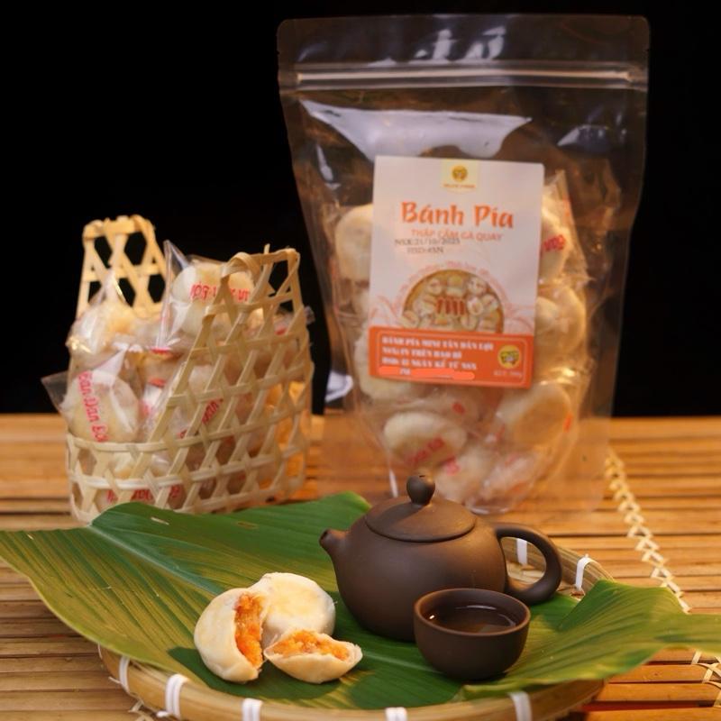 1kg Bánh Pía Nhân Dừa Non - Lạp xưởng gà quay-Tân Dân Lợi -Đặc Sản Sóc Trăng - Snack Vị Dừa Non Ngọt Ngon