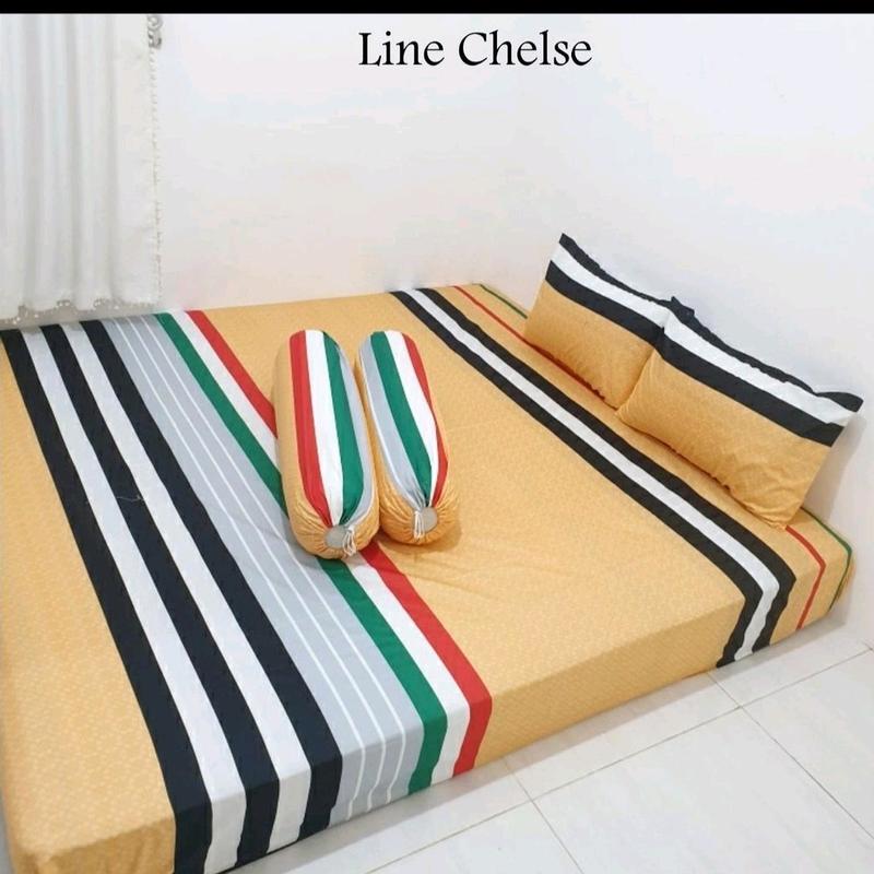 COD sprei saja ANTI GESER DOUBLE KARET homemade tanpa sarung bantal guling motif karakter kartun anak lucu ukuran 120*200 6