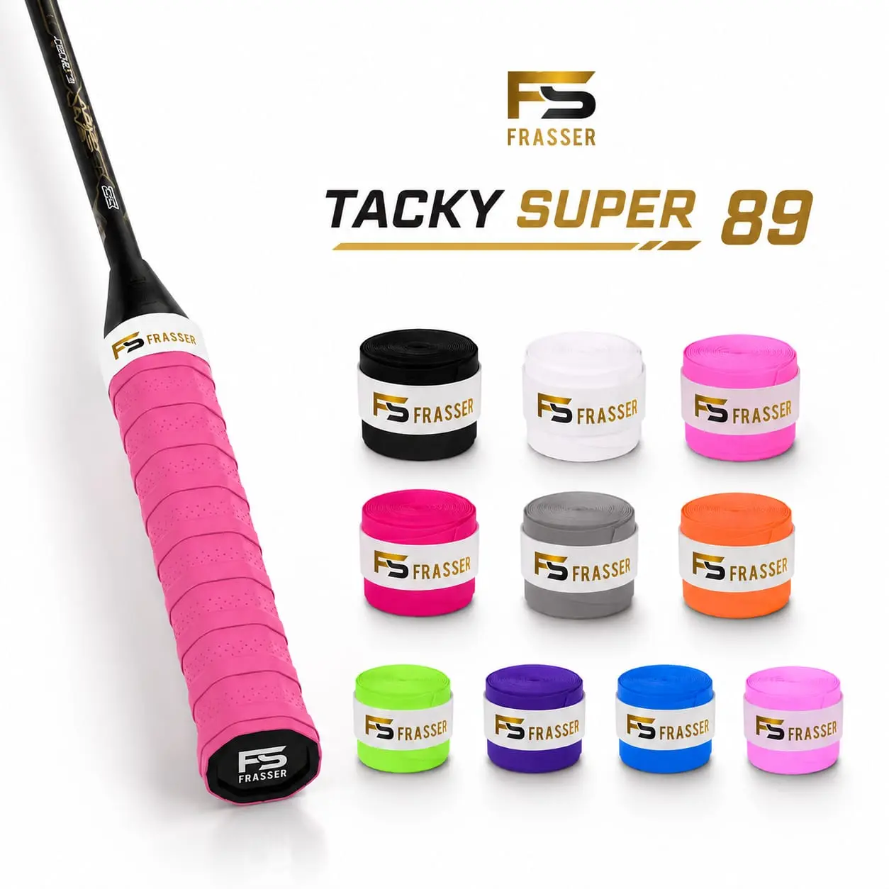 Grip Raket Bulutangkis Badminton - Grip Raket Tenis  Tennis - Grip Joran Pancing  BN6GRP - 02