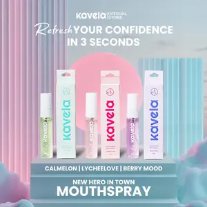 KAVELA Flavor Fresh Mouth Spray 5ml – Penyegar Mulut untuk Menghilangkan Bau Mulut