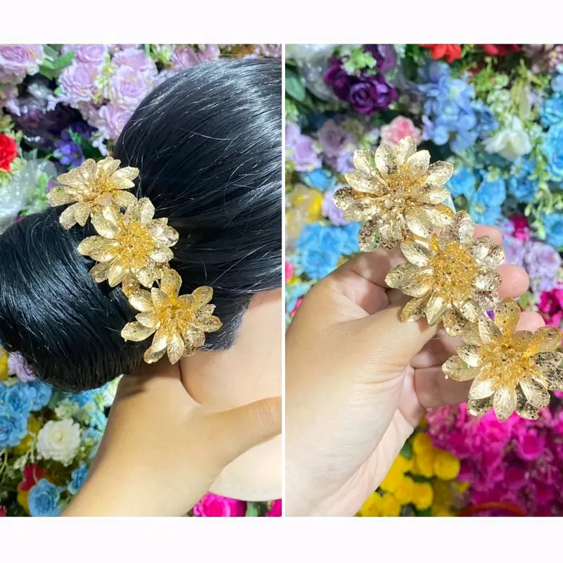 Jepit Rambut Arnet Motif Bunga - Model Terbaru - Clips 3