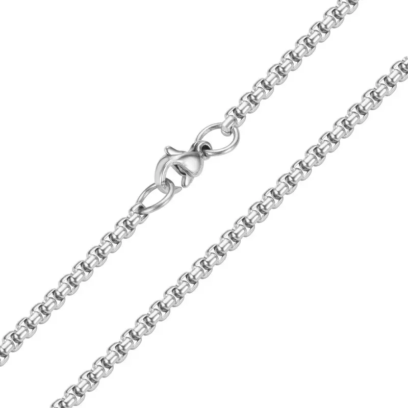 Kalung Titanium Stainless Necklace 2.5mm panjang 45cm, 50cm, 60cm,70cm 4