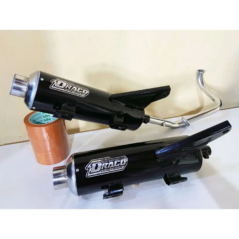 KNALPOT STANDAR DRACO +END MUFFLER PNP BUAT MOTOR BEAT FI BEAT KARBU VARIO SCOOPY MIO 0