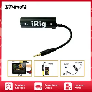 Strumora Adaptor Perekaman Ringkas Antarmuka Audio Gitar Plug & Play Kualitas Studio untuk iPhone iPad - Konverter Gitar ke USB Portabel, Pemantauan Latensi Nol, Solusi Perekaman Langsung