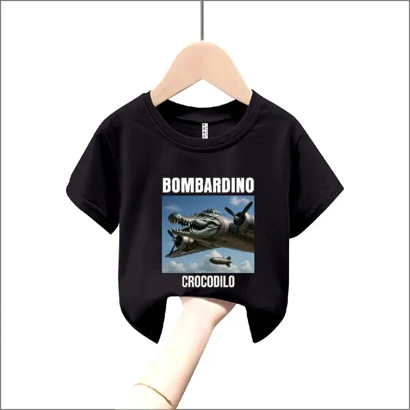 KAOS ANAK BOMBARDINO CROCODILO UNISEX DIGITAL SABLON 1