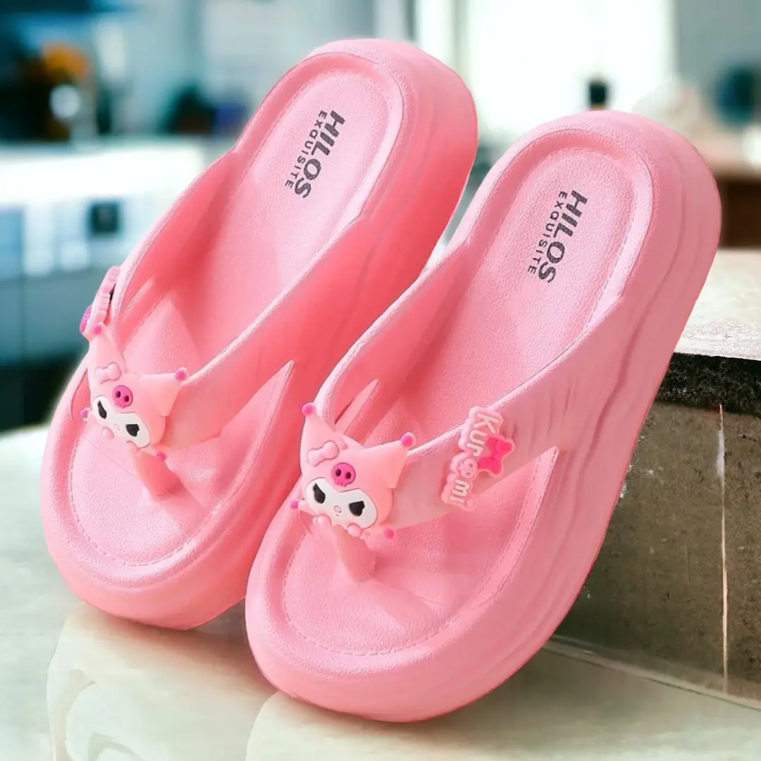 SANDAL KUROMI JEPIT ANAK WANITA flatform TERBARU SANDAL Wedges AnTi Slip